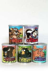 4" Mini Canned Black Bear