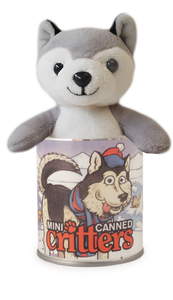 4" Mini Canned Husky - Canned Critters